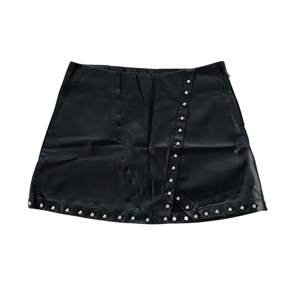 SA Sabrina Spellman Forever 21 Faux Leather Studded Skirt - Picture 5 of 16